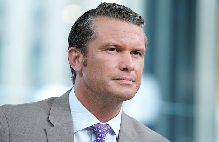 Fox News host Pete Hegseth is featured here. "fox and friends" In a 2019 interview, he claimed that his Christian tattoos were the reason for his refusal to attend the inauguration ceremony.