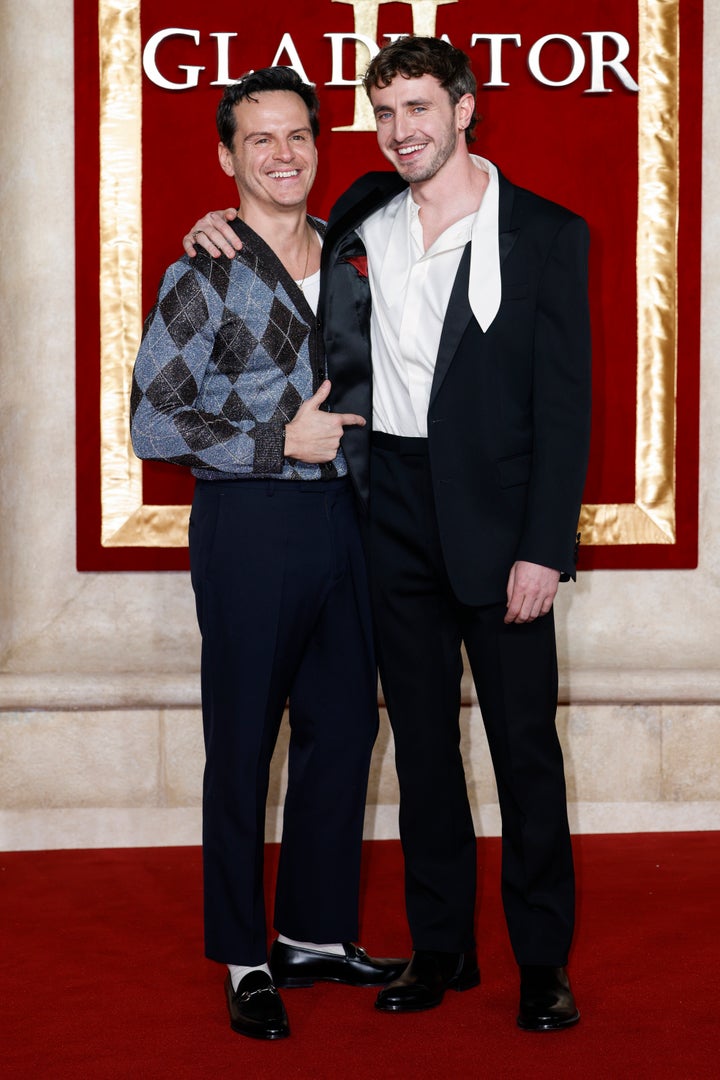 Andrew Scott and Paul Mescal were reunited at the Gladiator II premiere