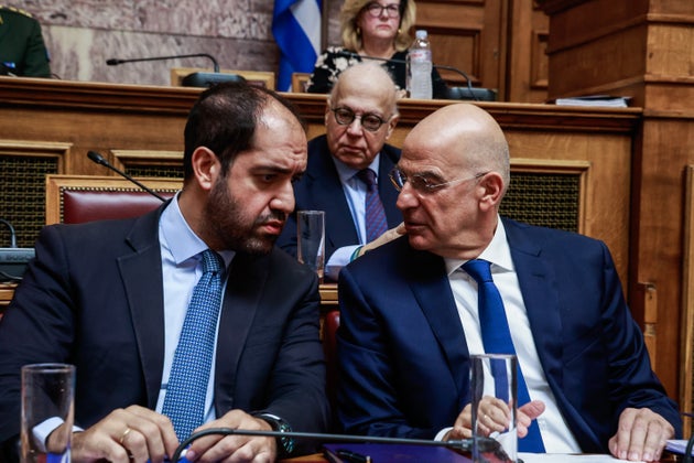 Ο υπουργός Εθνικής Άμυνας, Νίκος Δένδιας, με τον υφυπουργό Γιάννη Κεφαλογιάννη