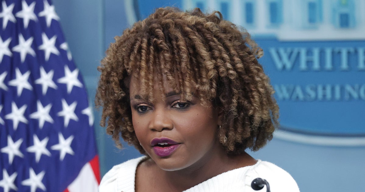 NextImg:Karine Jean-Pierre Hits Fox Reporter With Brutally 'Honest' Reality Check On Trump