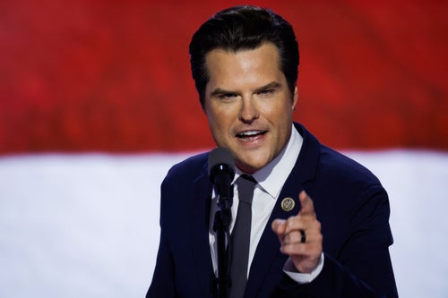 Gaetz, Trump's pick for attorney general, was investigated by the Justice Department over sex trafficking allegations.