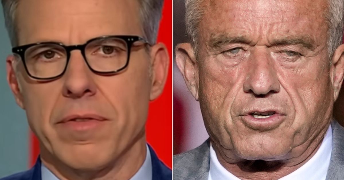 Jake Tapper Doesn't Hold Back With Grim Robert F. Kennedy Jr. Punchline