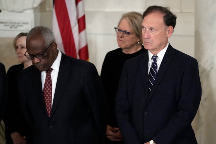 Supreme Court Justices Clarence Thomas and Samuel Alito could retire during Trump's second term.