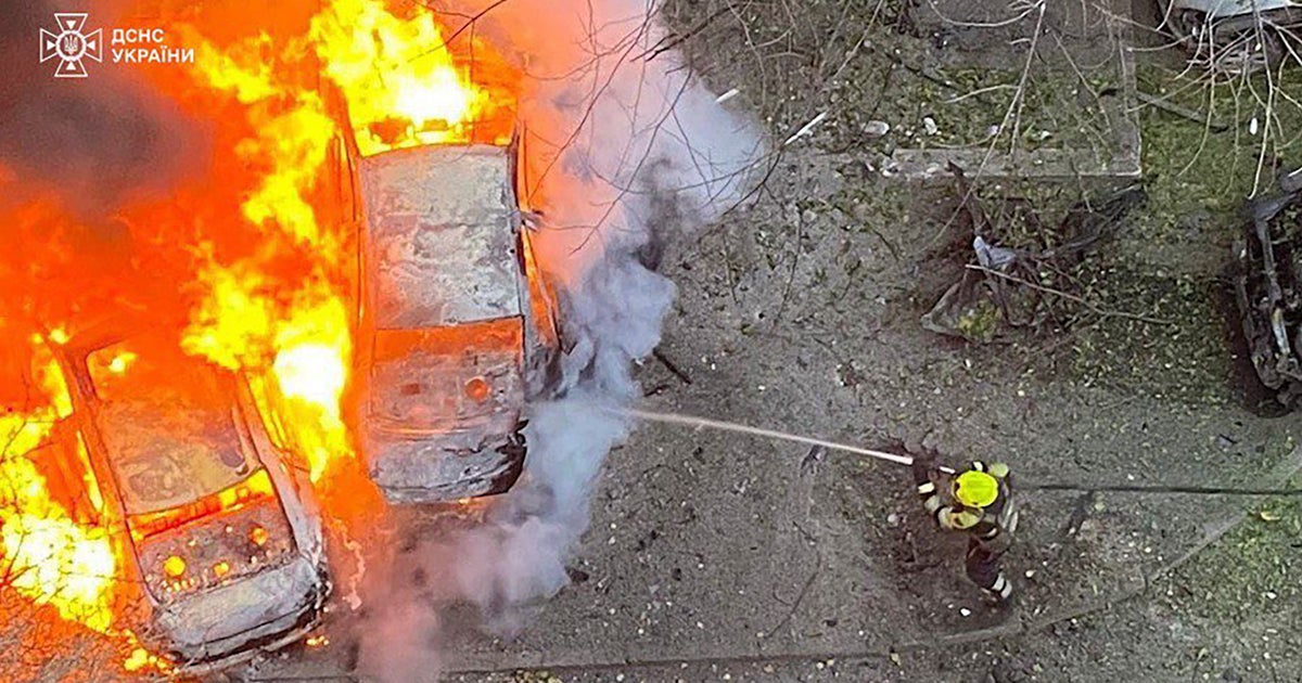 Russia Launches One Of Its Fiercest Missile And Drone Attacks At Ukraine's Infrastructure