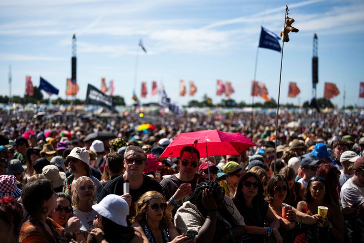 Στιγμιότυπο από το Φεστιβάλ Glastonbury 2024. (Scott A Garfitt/Invision/AP)