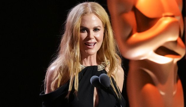 Nicole Kidman on stage at the Governors Awards last week