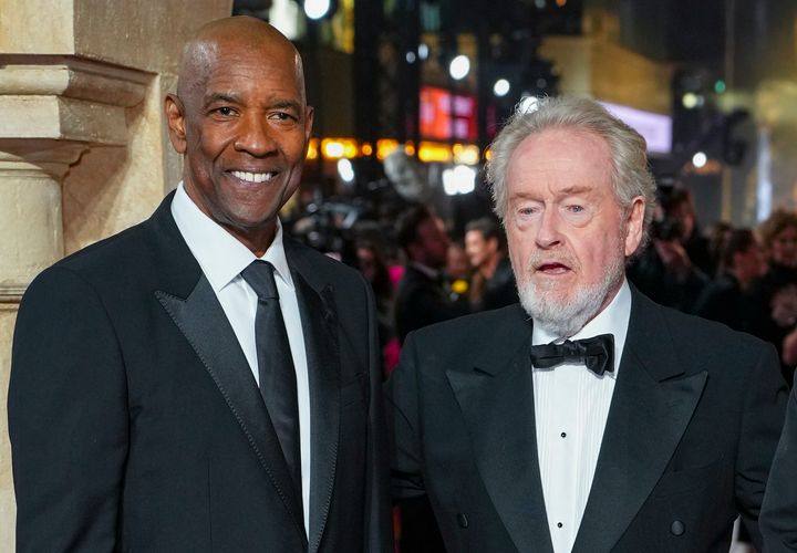 Denzel Washington and Ridley Scott