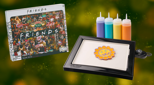 "Friends" puzzle and color pancake kit