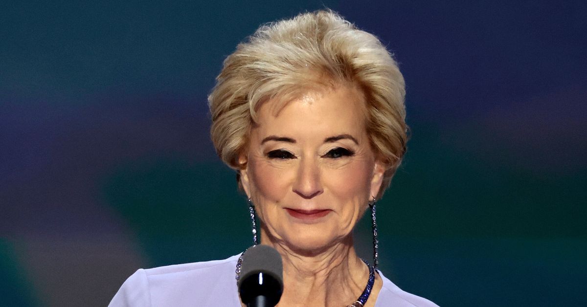 Trump To Tap Linda McMahon To Lead Education Department: Reports