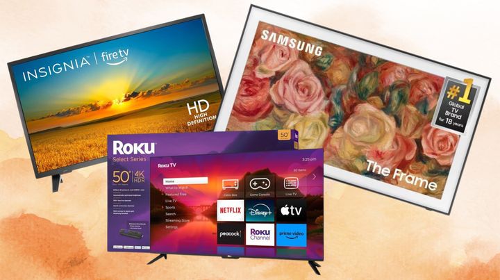 Insignia, Samsung and Roku TVs.