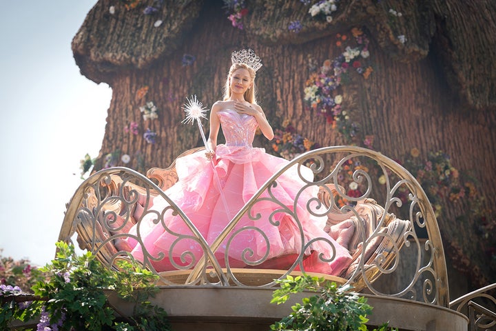 Pop singer Ariana Grande plays Glinda in the new Wicked film