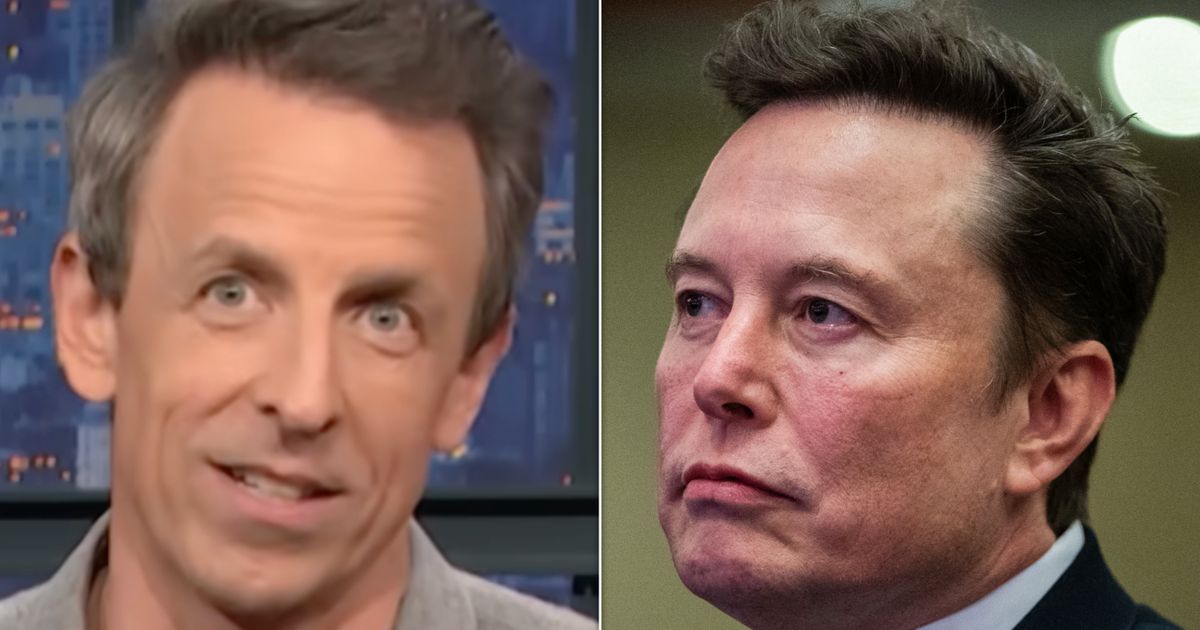 'Oh, F**k': Seth Meyers Takes Shots On Air To Erase Cringeworthy Elon Musk Memory