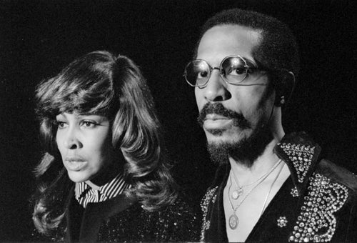Tina Turner and Ike Turner as guests on CHER in an image dated April 17, 1975.