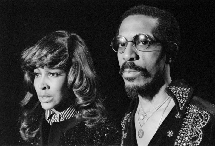 Tina Turner and Ike Turner as guests on CHER in an image dated April 17, 1975.