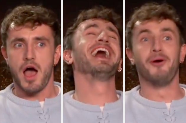 Paul Mescal went through a range of emotions during a quiz about himself