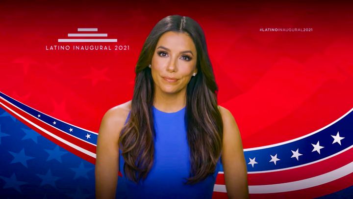 Eva Longoria speaks during the Latino Inaugural 2021: Inheritance, Resilience and Promise event.