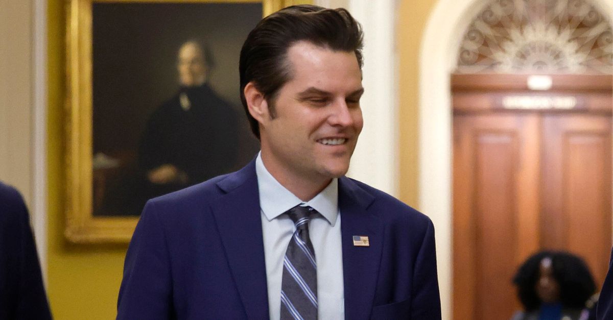 Republican Senators Relieved Matt Gaetz Dropped Out