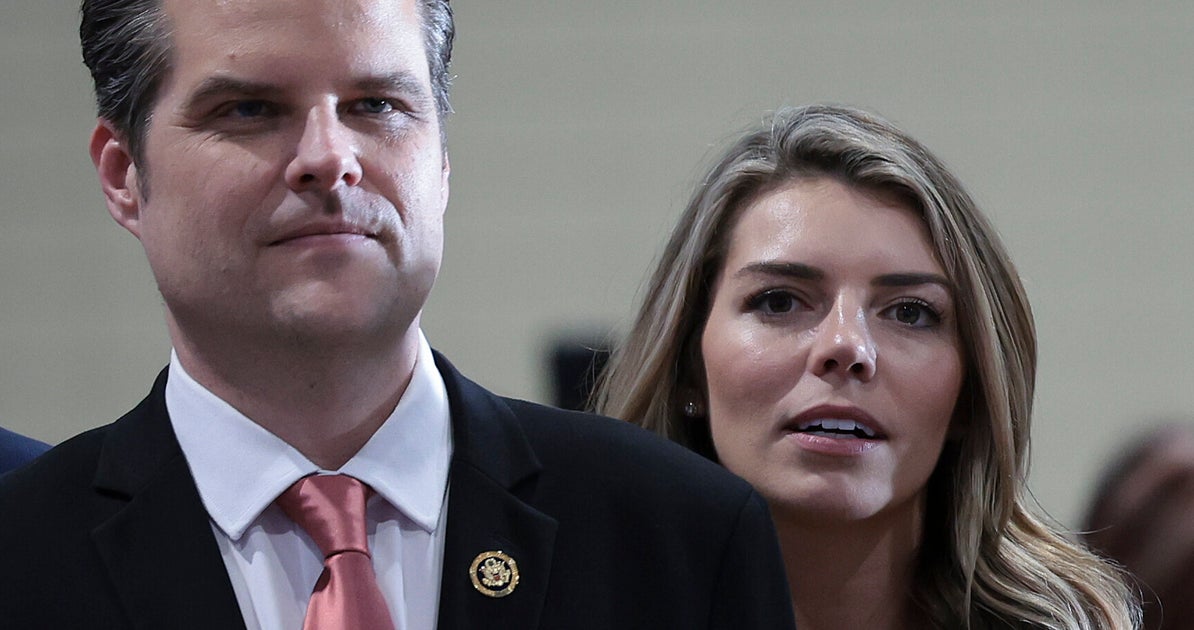 NextImg:Snarky Social Media Users Mock Matt Gaetz's Wife For 'End Of An Era' Post