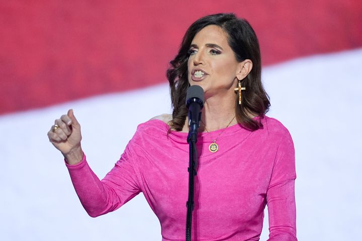 Rep. Nancy Mace speaks during the Republican National Convention in Milwaukee in July.