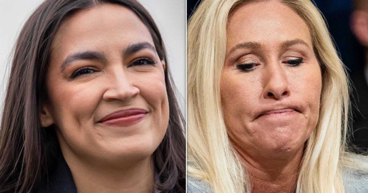 NextImg:Alexandria Ocasio-Cortez Has Laugh-Out-Loud Response To Marjorie Taylor Greene’s New Gig