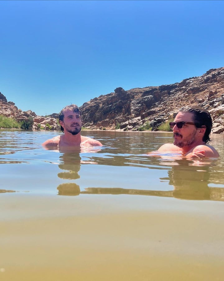 Paul Mescal and Pedro Pascal relaxing together in Morocco