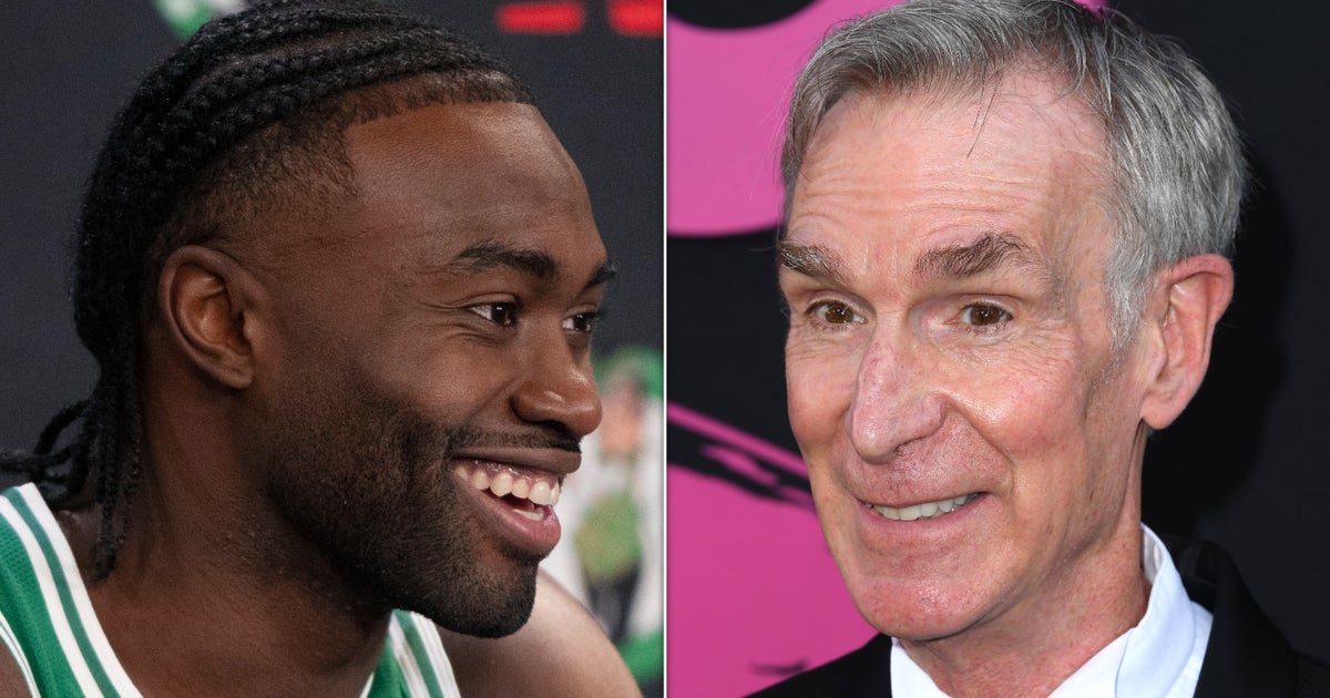 NextImg:NBA Star Jaylen Brown Has Sweet Reaction To Meeting Childhood Hero Bill Nye