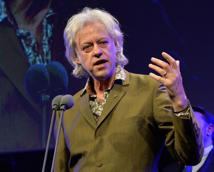 Sir Bob Geldof pictured in 2015