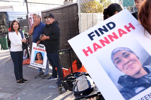 Hannah Kobayashi went missing on Nov. 8 after getting off a plane in Los Angeles.