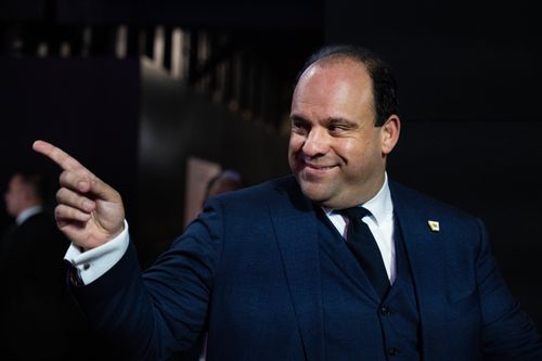 Boris Epshteyn, seen during this year's Republican National Convention, has been a close adviser to the Trump for years.