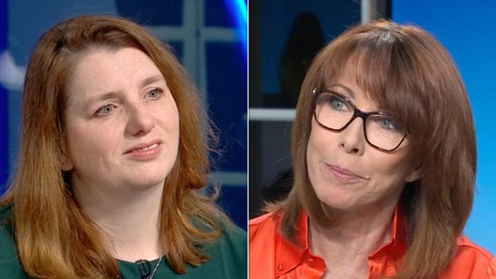 Alison McGovern with Kay Burley on Sky News.