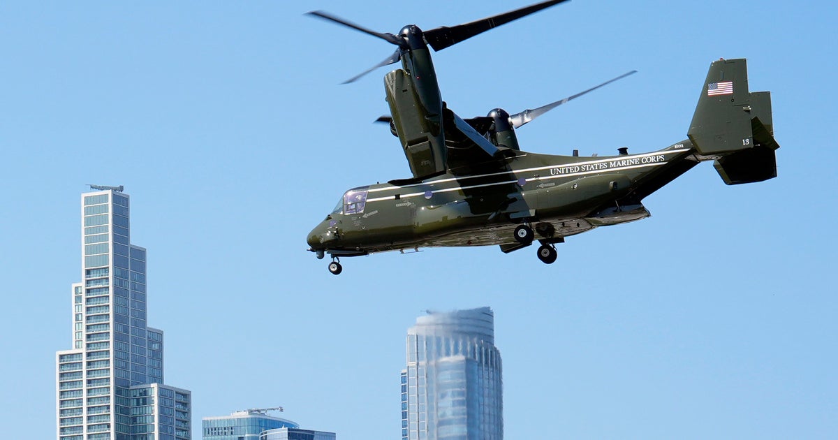 NextImg:Osprey Ferrying White House Staff In New York Grounded Due To Safety Issue
