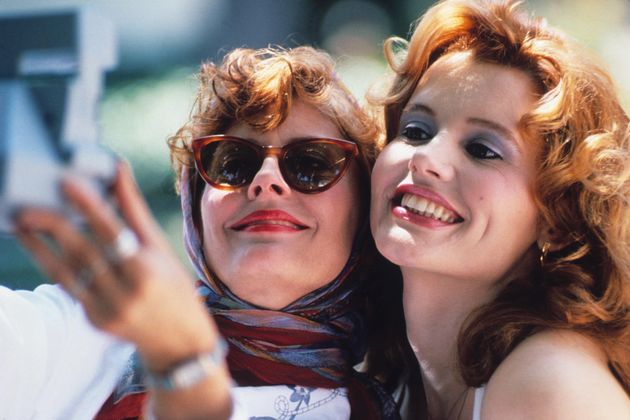 Susan Sarandon and Geena Davis in Thelma And Louise