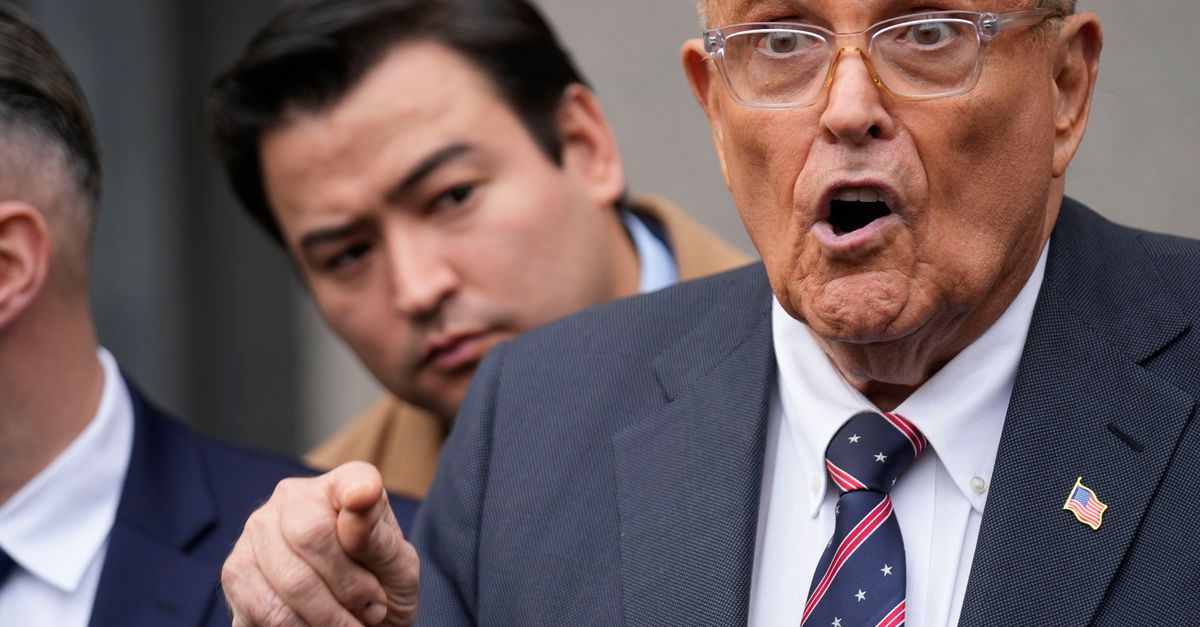 Rudy Giuliani Rants In Court That He Can't Pay His Bills