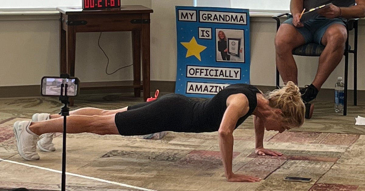 NextImg:This Grandma Broke A World Record Doing Over 1,500 Pushups: I 'Felt Quite Strong'