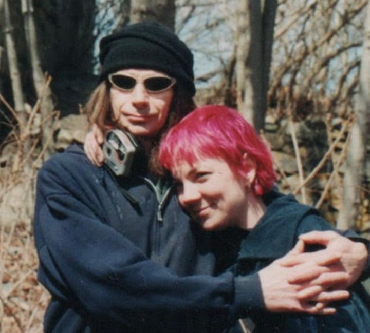 The author with Skummy in Fort Williams Park in Cape Elizabeth, Maine (circa 2001).