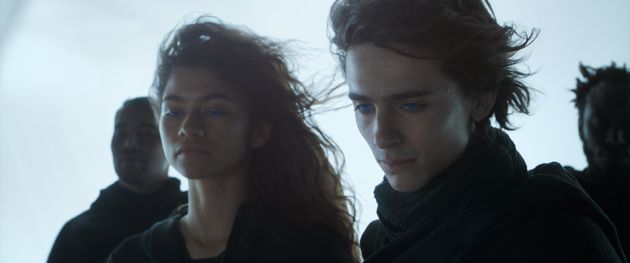 Zendaya and Timothée Chalamet in Dune