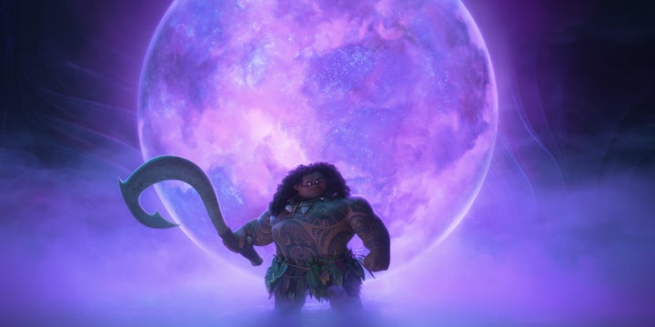 Dwayne "The Rock" Johnson returns as Maui in Moana 2