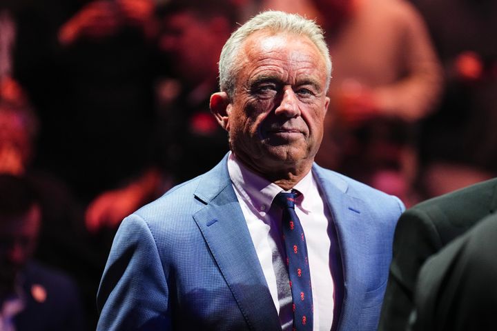 Robert F. Kennedy Jr., shown here Nov. 16 at a UFC fight at New York City's Madison Square Garden, made a baffling claim in a July interview about his heroin use in school.