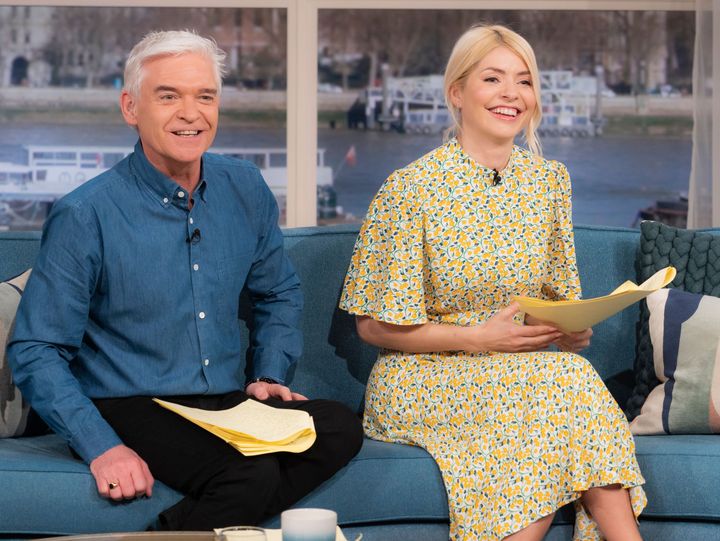 Phillip Schofield and Holly Willoughby pictured in March 2023