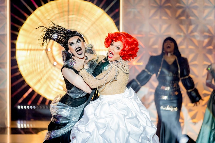 Kyran Thrax and La Voix perform their final lip sync