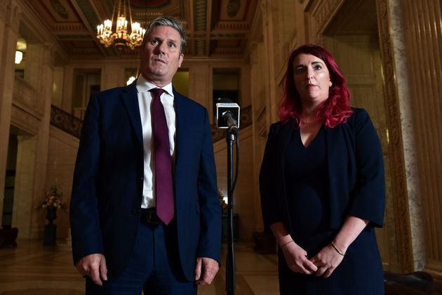 Prime minster Keir Starmer and former transport secretary Louise Haigh, pictured in 2021.