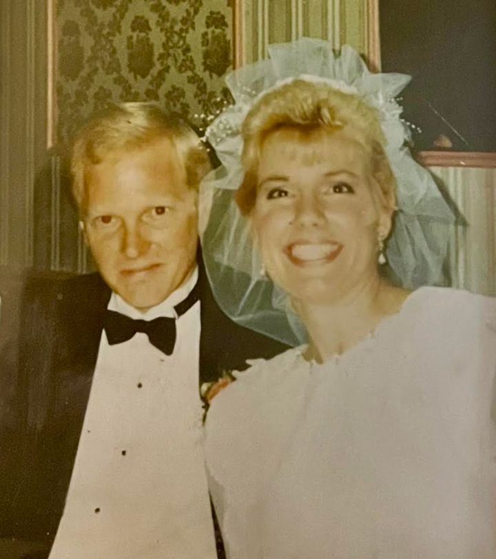 The author and Keith on their wedding day, March 4, 1989.