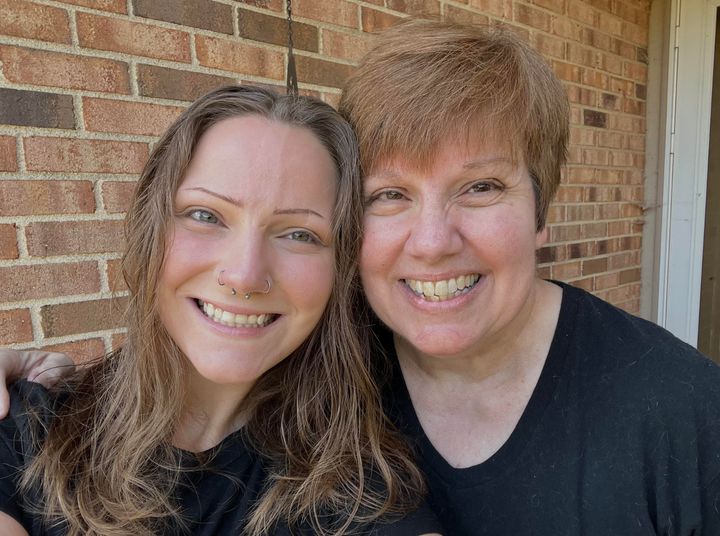 The author and her youngest daughter, Dianna. "She was born three weeks after her father died," the author writes.