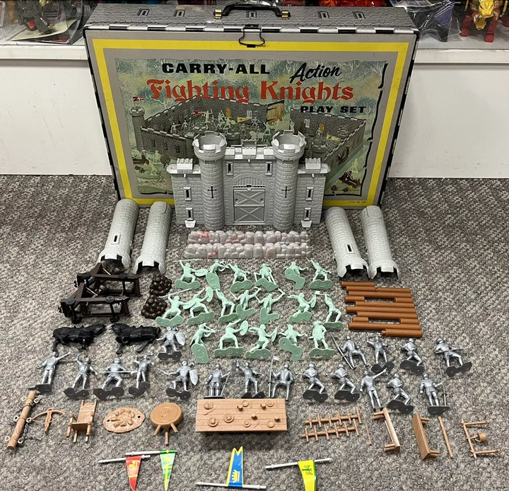 The author spotted this Fighting Knights Carry-All Action Play Set on eBay.