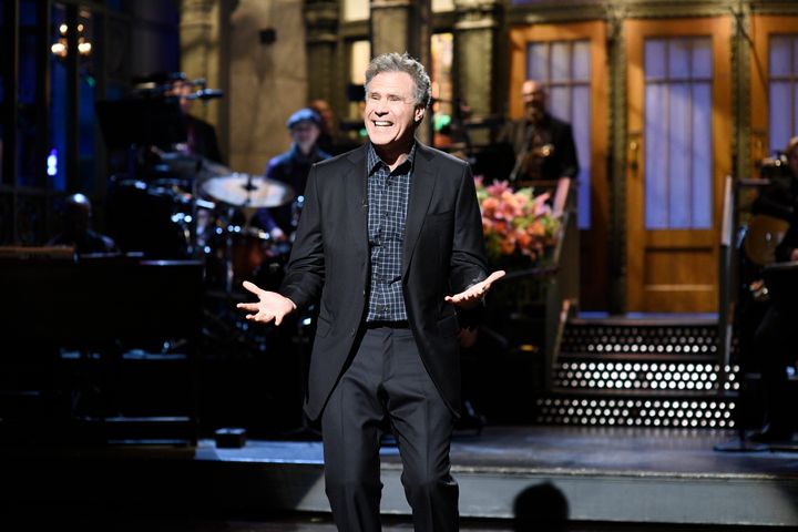 Will Ferrell hosts "Saturday Night Live" in 2018.