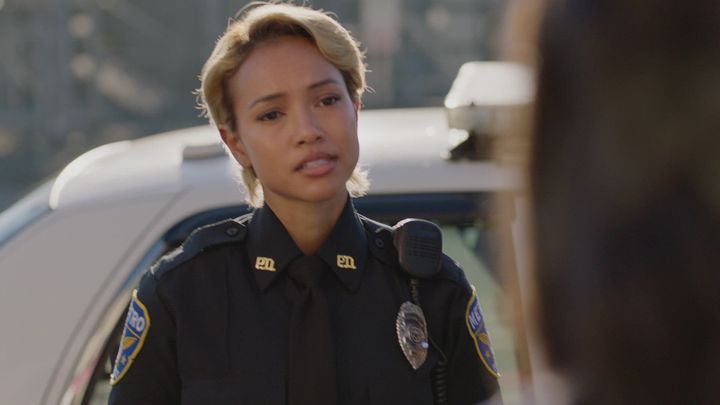 Karrueche Tran portrays Regina Smith in "The Regina Smith Story."