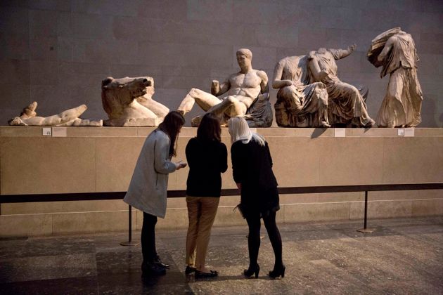 The Parthenon Sculptures, also known as the Elgin Marbles, in the British Museum.