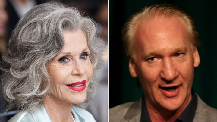 Jane Fonda and Bill Maher. During an appearance on Maher's "Club Random" podcast, Fonda told Maher, " I think you're very cynical."