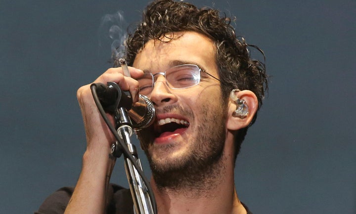 Matty Healy on stage last year