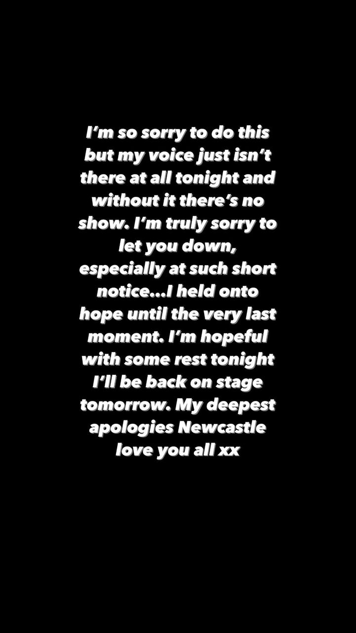 A screenshot of Zayn's statement